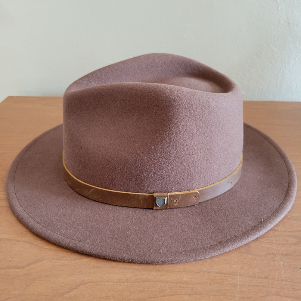 Brixton Messer Western Fedora in "Bison" - Size M 7 1/4
